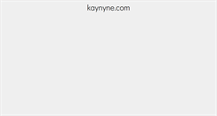 Desktop Screenshot of kaynyne.com
